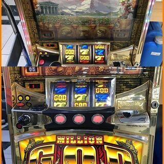 引取限定】パチスロ実機 ミズホ GOD 神々の系譜 コインレス機 5号機 