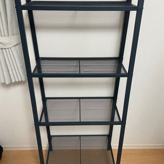 シェルフユニット　ラック　黒　棚　IKEA