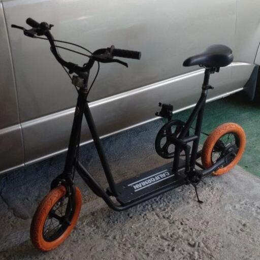 購入決まりました　キックボード　自転車