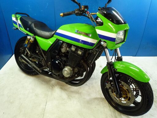 KAWASAKI ZRX400 緑 車検残R5/6月 名変で乗れます 決算大売り出し価格 諸経費０円 始動確認済み 即納車有り 激安 横浜 都筑 P-Yard