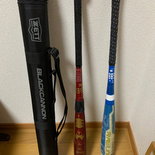 【ネット決済】軟式　野球　バット2本セット