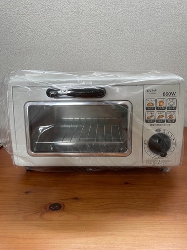 新品　オーブントースター　ユーパ　レトロ風