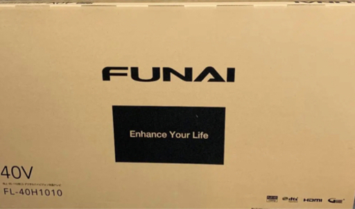 FUNAI　フナイ　FL-40H101040V型フルビジョン液晶テレビ　2018年製