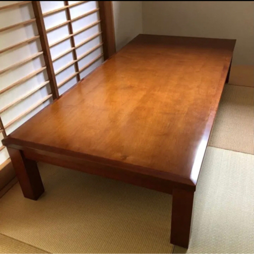 モダン　座卓　木製テーブル