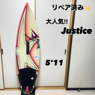 【ネット決済・配送可】【大人気‼︎】Justice サーフボード...