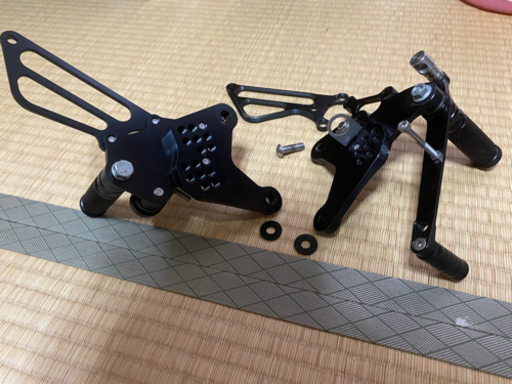 zx-6r 19-21年式 ベビーフェイスバックステップ黒逆シフト