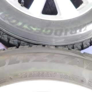 冬17インチ CX-5純正【美品】マツダ純正【富山】マツダ CX-5 ブリヂストン DM-V2 冬 225/65R17 スタッドレス 中古 4本 CX5 アルミ CX5純正 車検対応