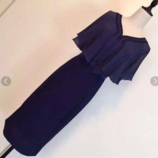 【新品】バックサテンドレス 38サイズ EPOCA（エポカ） 定価86,900円 