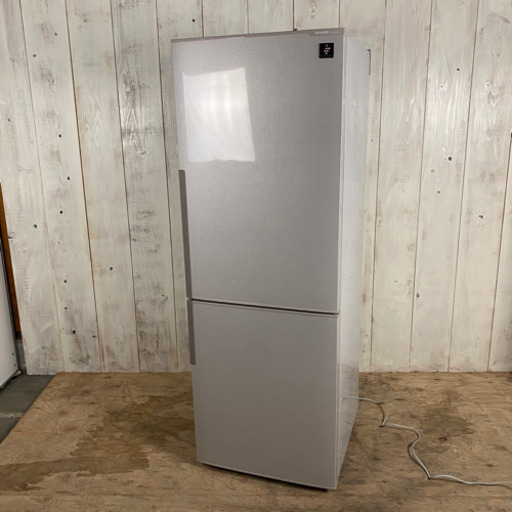 10/7 終 SHARP ノンフロン 冷凍 冷蔵庫 SJ-PD27X-S 2ドア 270L プラズマクラスター シルバー シャープ 菊HG