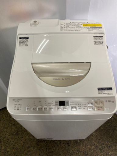 お値下げしました☆ ①SHARP 洗濯機　2018年製　5.5kg
