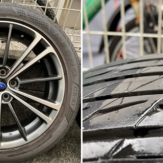 86／BRZ前期型純正17インチホイールタイヤ付