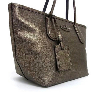 超美品☆COACH☆レザー トートショルダーバッグ☆美しいブロンズ系  素敵