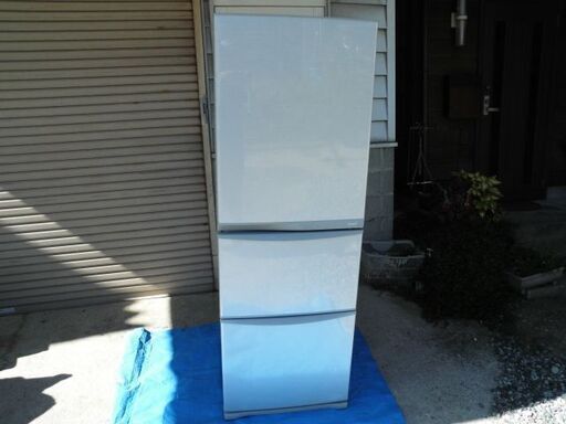 TOSHIBA 東芝 ノンフロン 3ドア冷凍冷蔵庫 シルバー GR-E38N（SS） 375L 右開き 2013年製