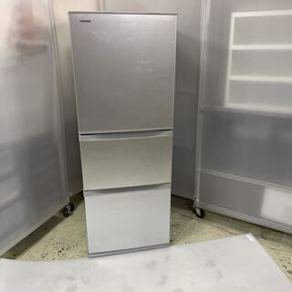 TOSHIBA 東芝 ノンフロン 3ドア冷凍冷蔵庫 シルバー GR-G34S