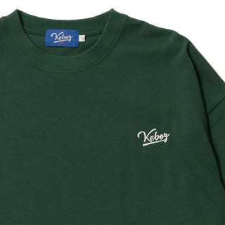 KEBOZ BB LOGO HEAVY WEIGHT KBIG L/S TEE【FOREST GREEN