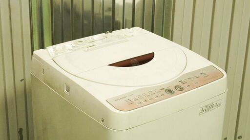 0910 SHARP シャープ 全自動洗濯機 ES-GE60L-P 6kg 2012年製