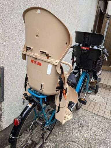 購入して１年の電動自転車　子供シートつき