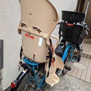 【ネット決済】購入して１年の電動自転車　子供シートつき