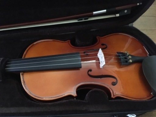 新品ヴァイオリン！中古のヴァイオリン教科書付き