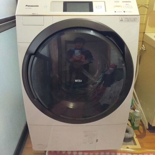 2015年製パナソニック洗濯機NA-VX9600L　乾燥機付