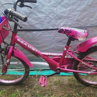 【ネット決済】自転車18インチ　女児用　中古美品　　ピンク
