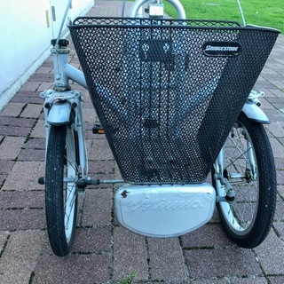 【直接引取限定】※宮城県仙台市　中古 三輪サイクル自転車 ブリヂストンワゴン ミンナ MN-1 シルバー