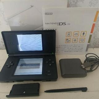 【美品】任天堂 DS Lite 本体  ブラック  充電器・箱・...