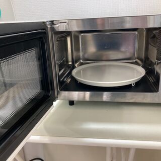 □中古品 アイリスオーヤマ オーブンレンジ MO-T1501-W 2019年製