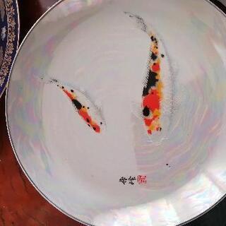 アンティーク和皿　鯉