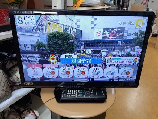 SHARP 24インチ液晶テレビ LED AQUOS  LC-24K9