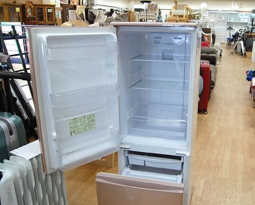冷蔵庫 167L 2011年製 2ドア シャープ SJ-17W-P 100Lクラス ピンク ...