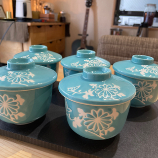 茶碗蒸し　陶器　昭和レトロ　イズム