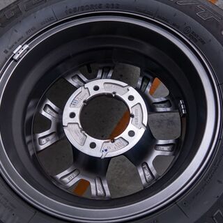 【新車外し】JB74 スズキ ジムニー シエラ 純正 ホイール タイヤ付 1本 195/80R15 15x5.5J+5 5穴 PCD139.7