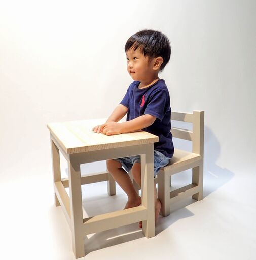 キッズテーブルセット【ハンドメイド】子供用 机 椅子
