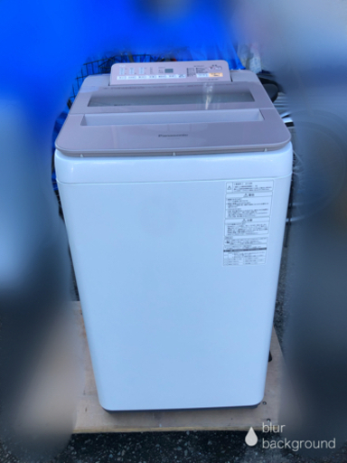 値下げ パナソニック 全自動洗濯機 NA-FA70H5 エコナビ  泡洗浄 7kg洗い　2018年製