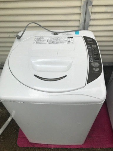 洗濯機　SANYO ASW−EG50B 動作品