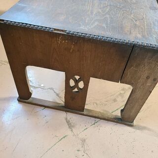 アンティーク骨董レトロ☆文机② 548 骨董 アンティーク 古く趣ある台 文机 座卓 花台 みたて 明治