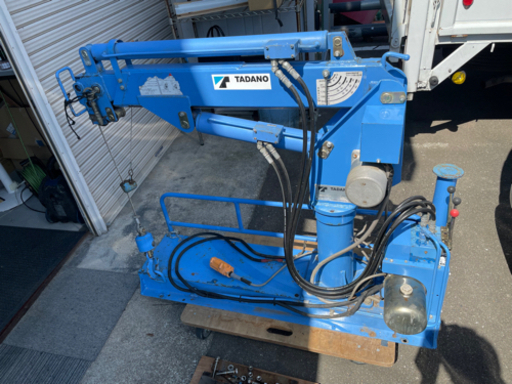 福岡市配送可 タダノ 12V ゼロハン70 クレーン 490kg リモコン付き 小型クレーン ユニック車 保証書付き