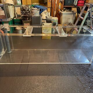 中古】【引き取り限定】アクリル水槽 150x50x45(cm) 購入価格より安く