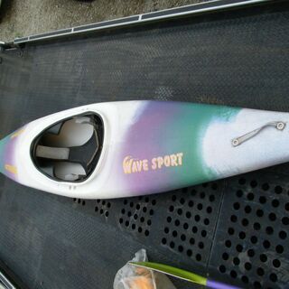 wave sport カヤック 1人乗り 中古  取りに来て頂ける方歓迎 wave sport カヤック 1人乗り 中古 取りに来て頂ける方歓迎
