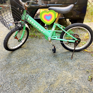 子供用自転車　補助輪あります！