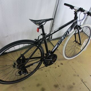 B487☆13800円☆ スポーツ中古自転車 AIR-ON ブラック【アルミクロス 