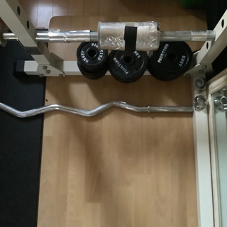 モリヤパワーラック2+モリヤバーベル+アイロテックバーベル+ベンチ+ウェイト+マット+合板 モリヤパワーラック2+モリヤバーベル+アイロテックバーベル+ベンチ+
