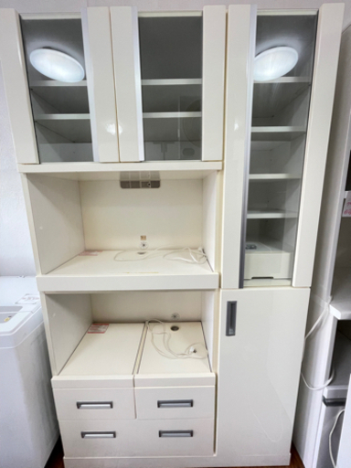 送料・設置込み　キッチンボード　食器棚　カップボード　レンジボード