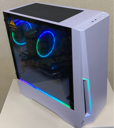 売約済 ゲーミングPC オシャレなホワイトケース 自作デスクトップ