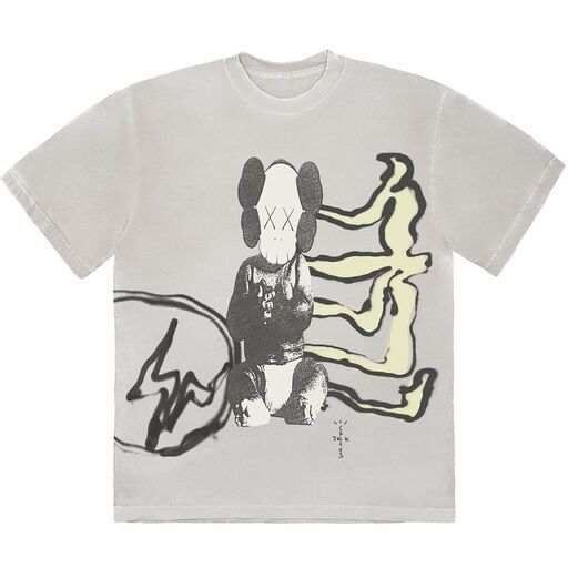 メンズ CACTUS JACK + KAWS FOR FRAGMENT TEE / SIZE:2XL