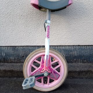 一輪車　14インチ　100cm～　ピンク