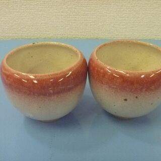 JM12655)湯飲み茶碗　2個セット　中古品【取りに来られる方限定】