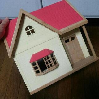 ピンクの屋根のお家