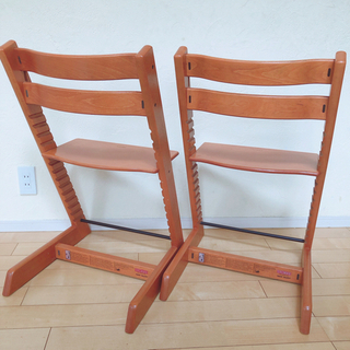 STOKKE】ストッケ トリップトラップ 2脚セット チェリー色 北欧